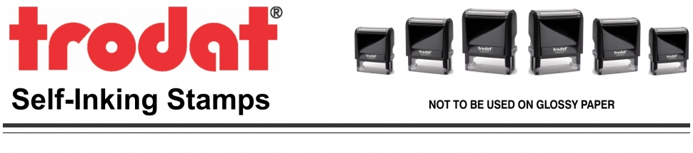 Trodat Self-Inking Stamps Popular Sizes