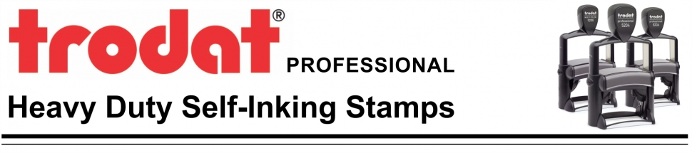 Trodat Self-Inking Stamps HEAVY DUTY