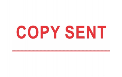 COPY SENT