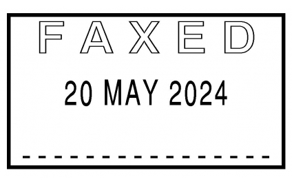 Trodat S260 Dater - FAXED