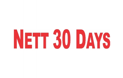 NETT 30 DAYS