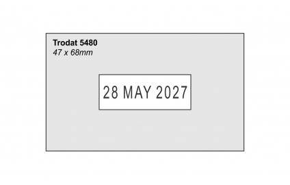 Heavy Duty Dater - Trodat 5480