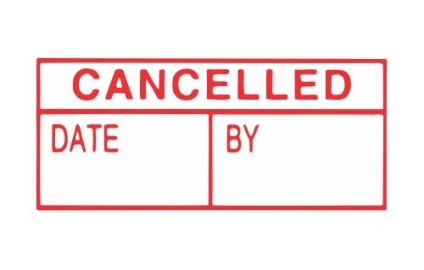 CANCELLED DATE/BY