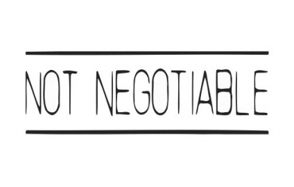 NOT NEGOTIABLE