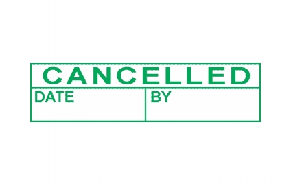 CANCELLED DATE/BY