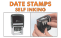 Self Inking Date Stamps